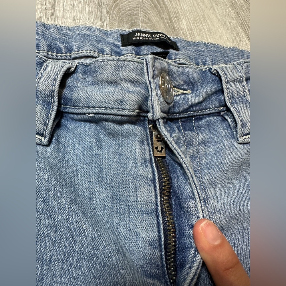 True Religion Jennie Curvy Mid Rise Super Skinny Women’s size 30 - Picture 6 of 8